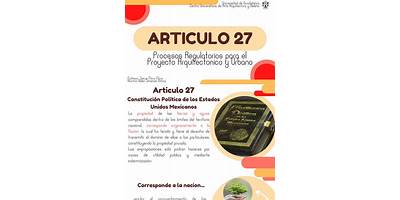 ARTICULO 27 CONSTITUCIONAL