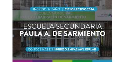 ESCUELA NORMAL PAULA A.DE SARMIENTO