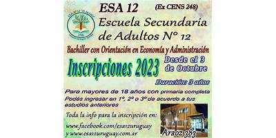 ESCUELA SECUNDARIA DE ADULTOS 27