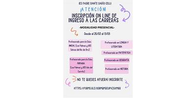 INSTITUTO DE EDUCACION SUPERIOR - PADRE DANTE DARIO CELLI