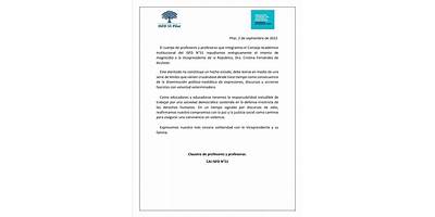 INSTITUTO SUPERIOR DE FORMACION Y PERFEC.DOCENTE - ANEXO GASTRONOMIA