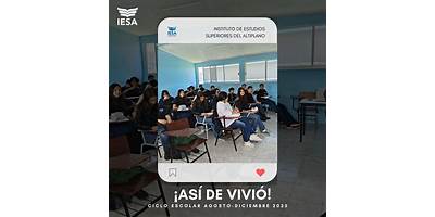 BACHILLERATO DEL INSTITUTO DE ESTUDIOS SUPERIORES DEL ALTIPLANO