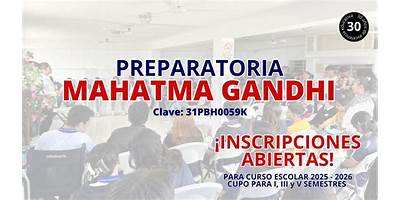 ESCUELA PREPARATORIA MAHATMA GANDHI