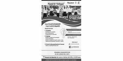 PLANTEL NÚM. 54 CHILTEPEC