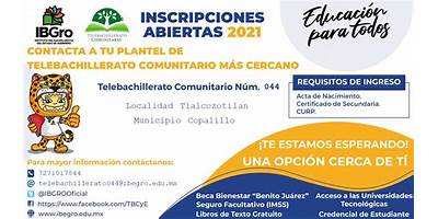 TELEBACHILLERATO COMUNITARIO EL SASABE