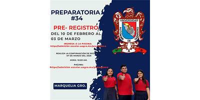 UNIDAD ACADEMICA ESCUELA PREPARATORIA NUM 34