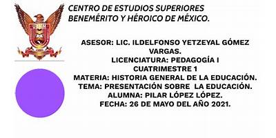 CENTRO DE ESTUDIOS SUPERIORES BENEMÉRITO Y HEROICO DE MÉXICO