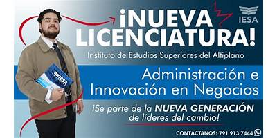 INSTITUTO DE ESTUDIOS SUPERIORES DEL ALTIPLANO (IESA)