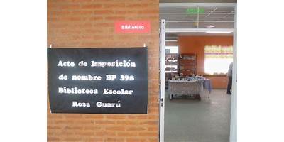 BIBLIOTECA ESCOLAR Nº 398 ROSA GUARU