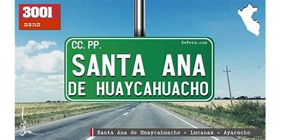 SANTA ANA DE HUAYCAHUACHO