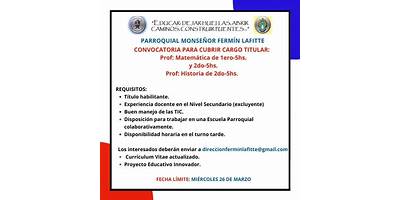 COLEGIO MONSEÑOR FERMIN LAFITTE