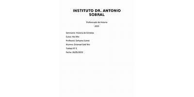 DOCTOR ANTONIO SOBRAL
