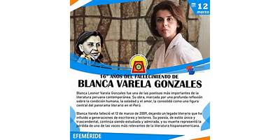 BLANCA VARELA GONZALES
