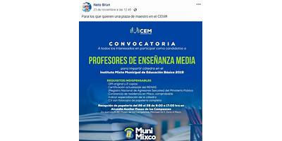 INSTITUTO MIXTO MUNICIPAL DE EDUCACIÓN BÁSICA Y BACHILLERATO POR MADUREZ.