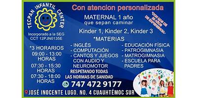 JARDIN DE NIÑOS TECPAN INFANTIL CENTER
