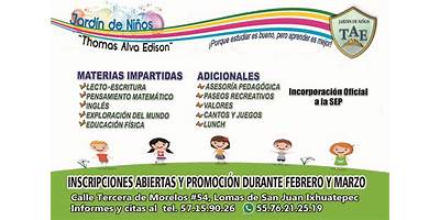 JARDIN DE NIÑOS THOMAS ALVA EDISON