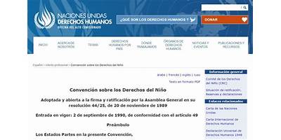 LOS DERECHOS DEL NIÑO