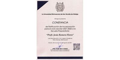 PROFR. JESUS ROMERO FLORES