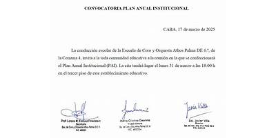 ESCUELA DE CORO Y ORQUESTA ATHOS PALMA DE 06