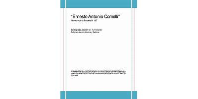 ESCUELA PRIMARIA 187 MAESTRO ERNESTO COMELLI