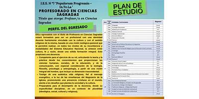 PROFESORADO EN CIENCIA SAGRADA JESUS BUEN PASTOR