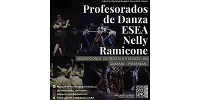 ESEA DANZA Nº 1 RAMICONE CURSO VOC. FOLKLORE N° 14 y 19