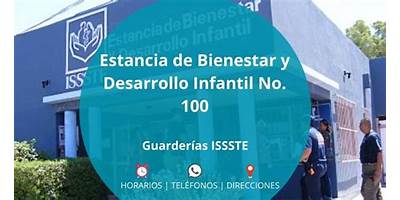 ESTANCIA Y BIENESTAR Y DESARROLLO INFANTIL 109 DEL ISSSTE