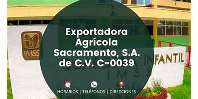 EXPORTADORA AGRICOLA SACRAMENTOS, S.A. DE C.V.