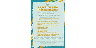 INSTITUTO DE FORMACION DOCENTE CONTINUA MARIA INES ELIZALDE