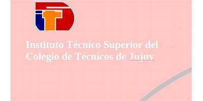 INSTITUTO TÉCNICO SUPERIOR DEL COLEGIO DE TÉCNICOS DE JUJUY