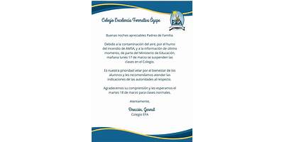 COLEGIO EXCELENCIA FORMATIVA AGAPE
