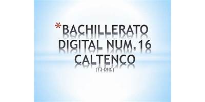BACHILLERATO DIGITAL NUM. 86