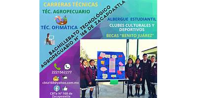 CENTRO DE BACHILLERATO TECNOLOGICO AGROPECUARIO NUM. 168