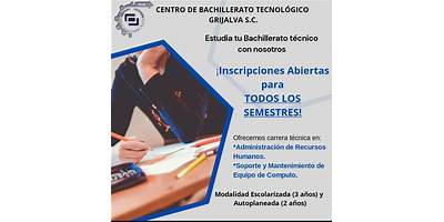 CENTRO DE BACHILLERATO TECNOLÓGICO GRIJALVA