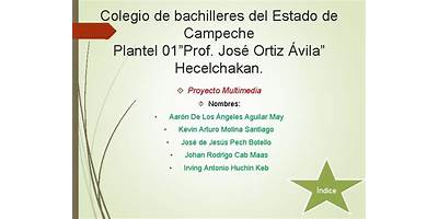 COLEGIO DE BACHILLERES PLANTEL 01 HECELCHAKAN