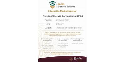 TELEBACHILLERATO COMUNITARIO PLANTEL BENITO JUÁREZ