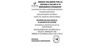 TALLER DE EDUCACION MANUAL NRO 34 BERNARDINO RIVADAVIA