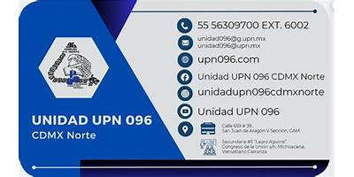 UNIDAD UPN 096 DF NORTE