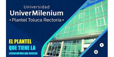 UNIVERSIDAD UNIVER MILENIUM PLANTEL RECTORIA